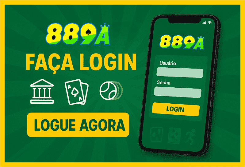 Imagem destacando login seguro na 889A para novos usuários